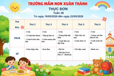 Thực đơn Tuần 36